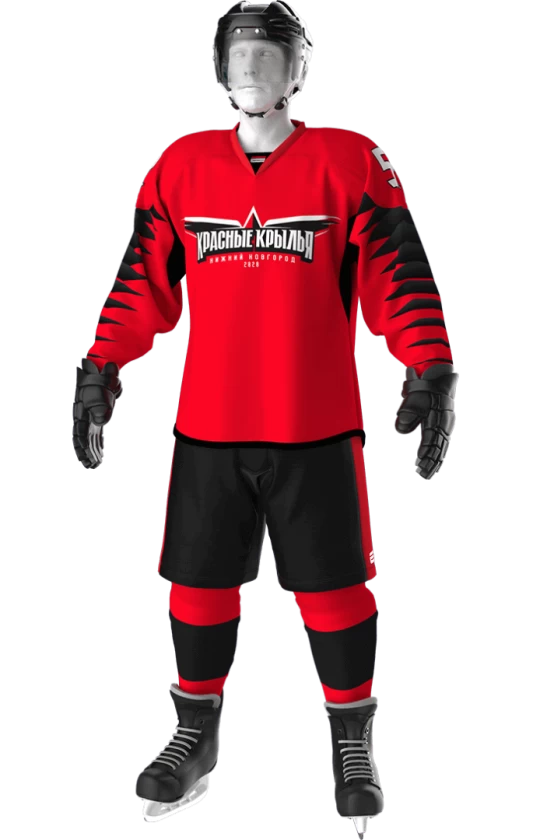 HOC-A06.1 КОМФОРТ + Хоккеист Джерси HOC-DJ-M-A08FNP34 Перед