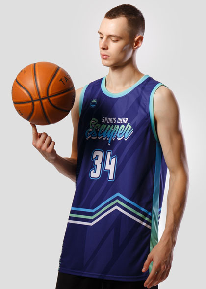 Мужская баскетбольная майка с лампасом BSK-A13.1-SUBL